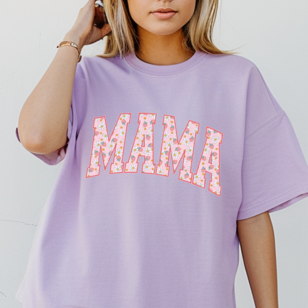 MICHELLES Strawberry/MAMA Graphic Tee or Sweatshirt #6426 | Urban