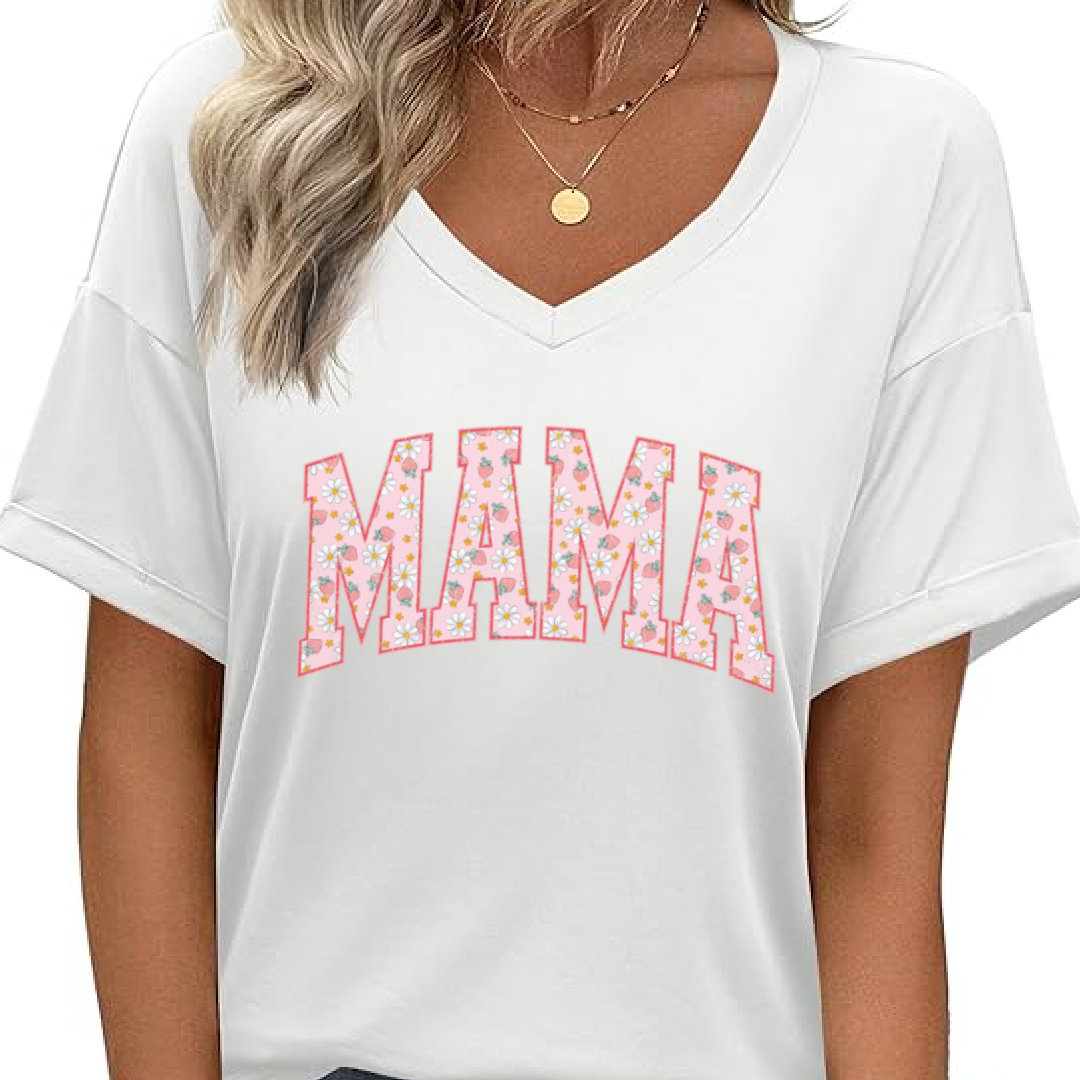 MICHELLES Strawberry/MAMA Graphic Tee or Sweatshirt #6426 | Urban