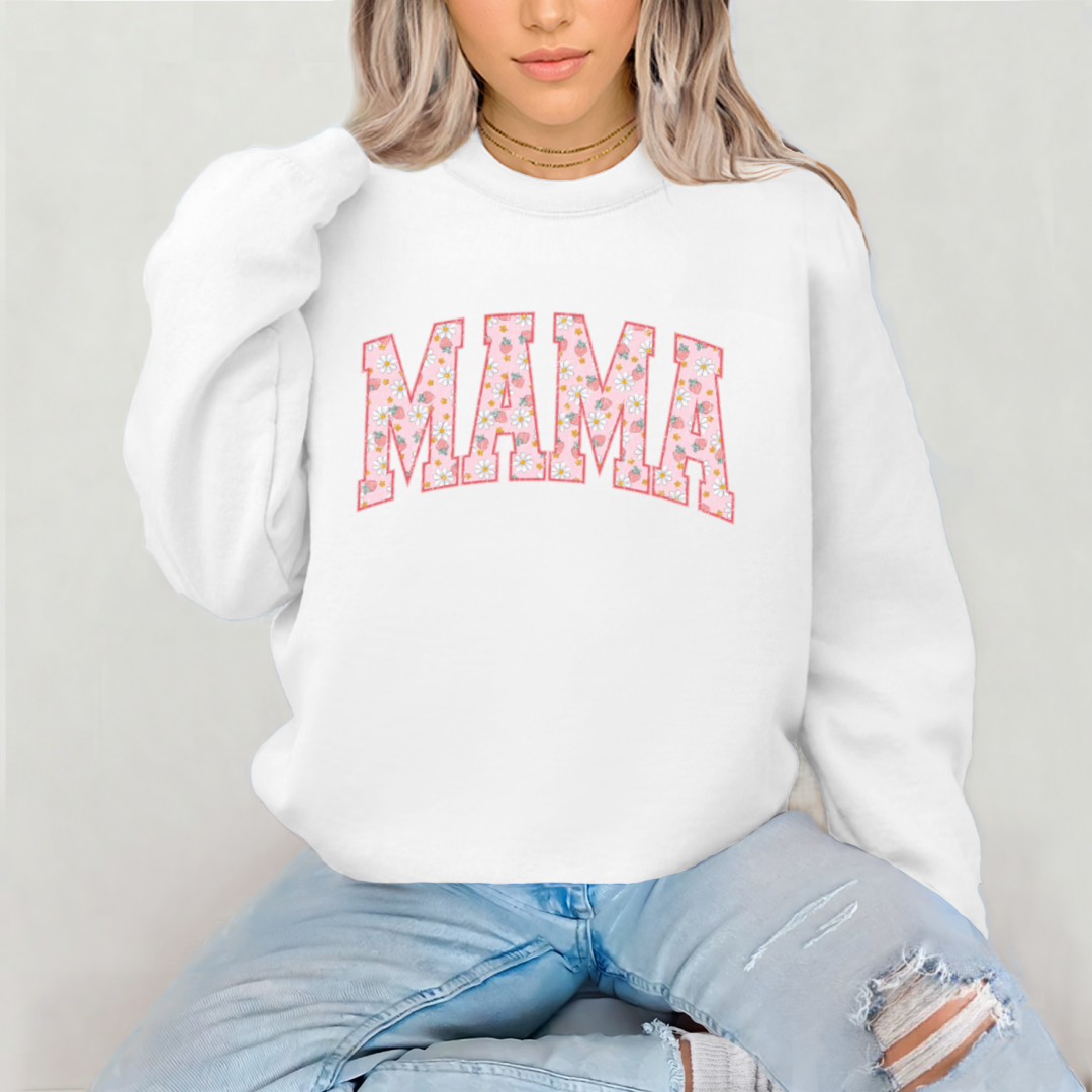 MICHELLES Strawberry/MAMA Graphic Tee or Sweatshirt #6426 | Urban
